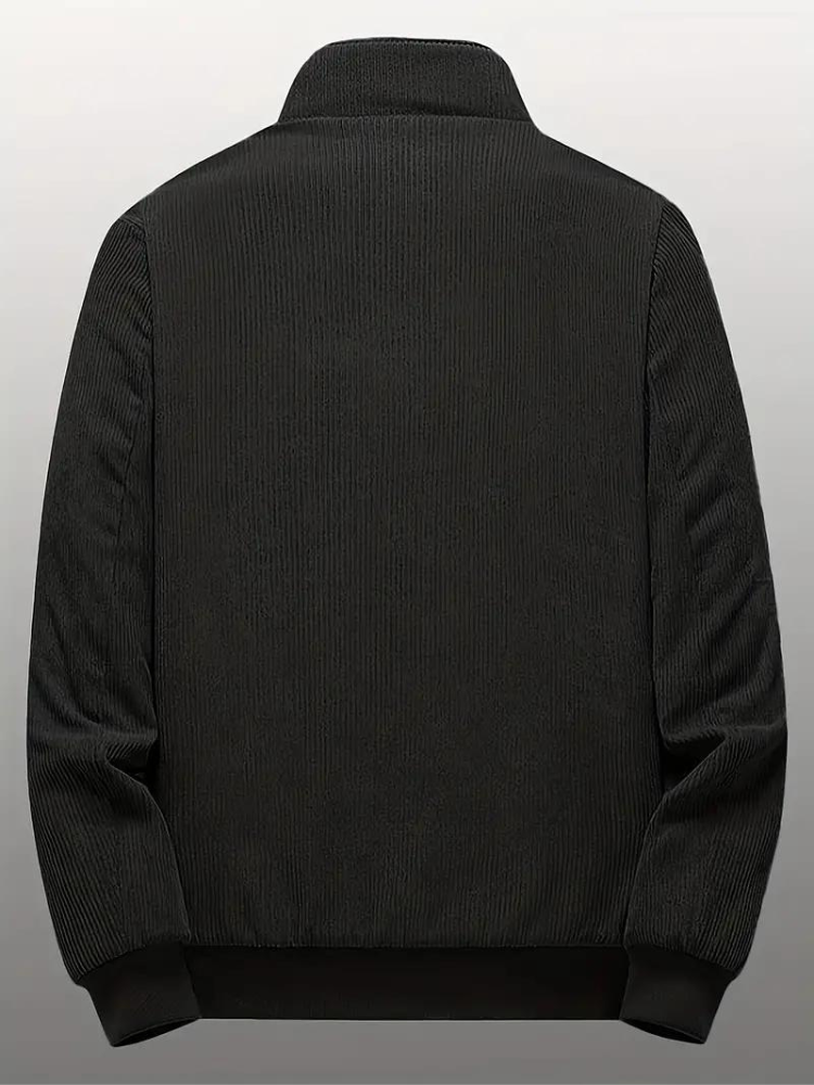 Men's Casual Winter Corduroy Jacket with Warm Fleece Lining
