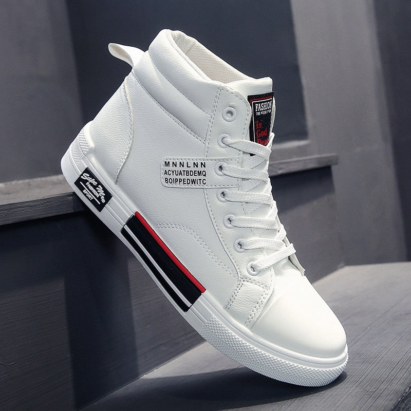 Men's Fashion High-Top Casual Sneakers for Fall and Winter