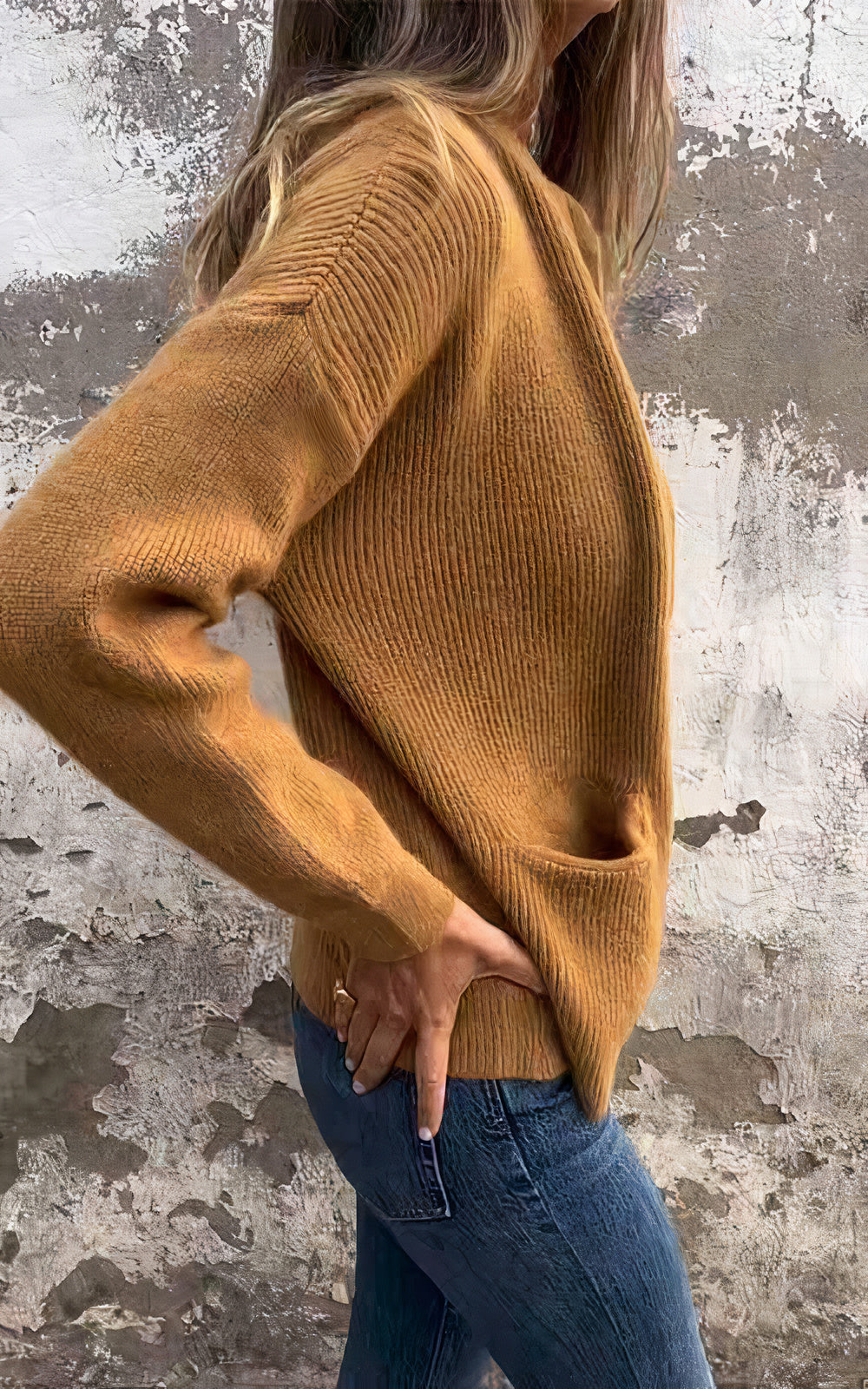 Women's Zip-Up Knit Cardigan Jacket – Stylish Everyday Layering Sweater