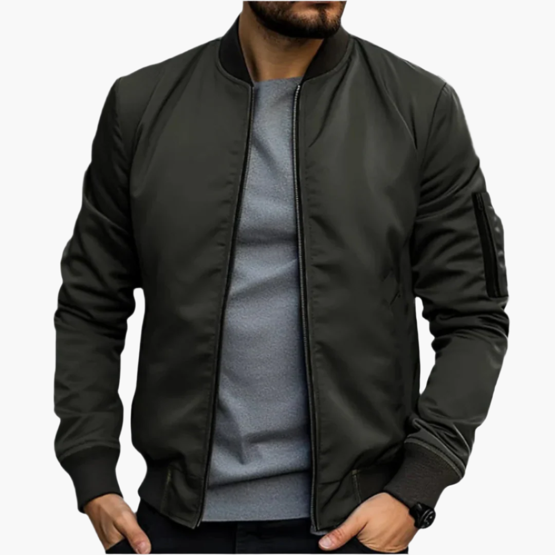 Men's Transitional Bomber Jacket – Lightweight Casual Style for Everyday Wear