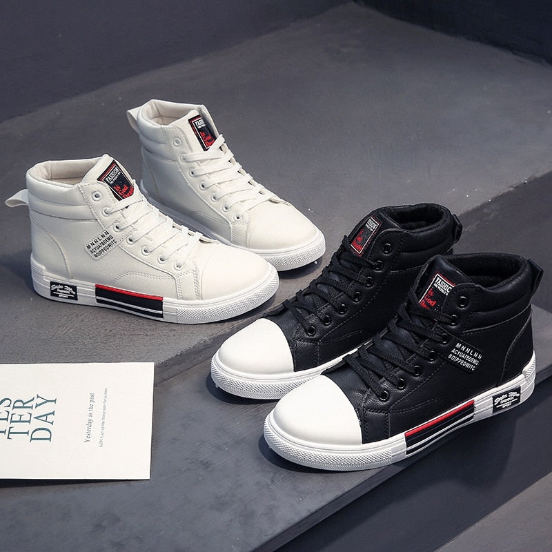 Men's Fashion High-Top Casual Sneakers for Fall and Winter