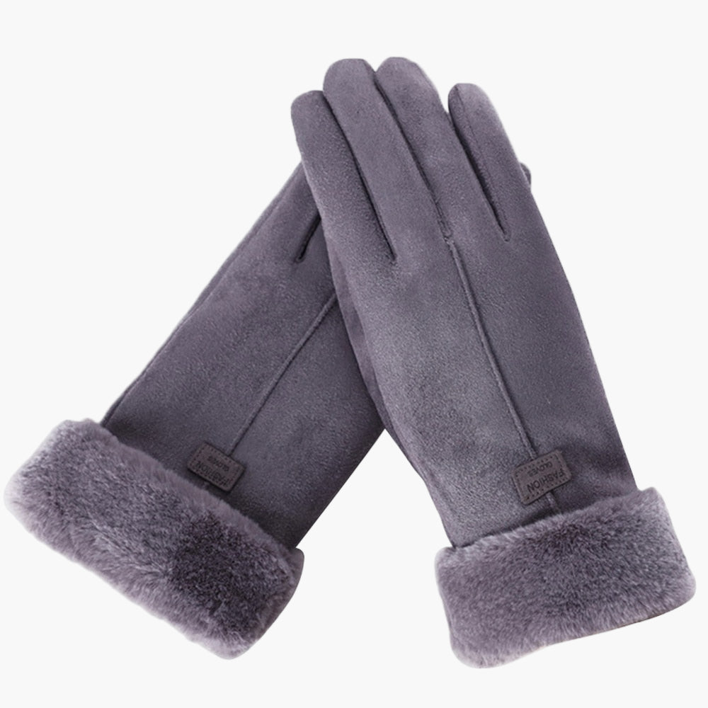 Women's Winter Touchscreen Warm Fluffy Gloves – Waterproof, Stylish & Practical