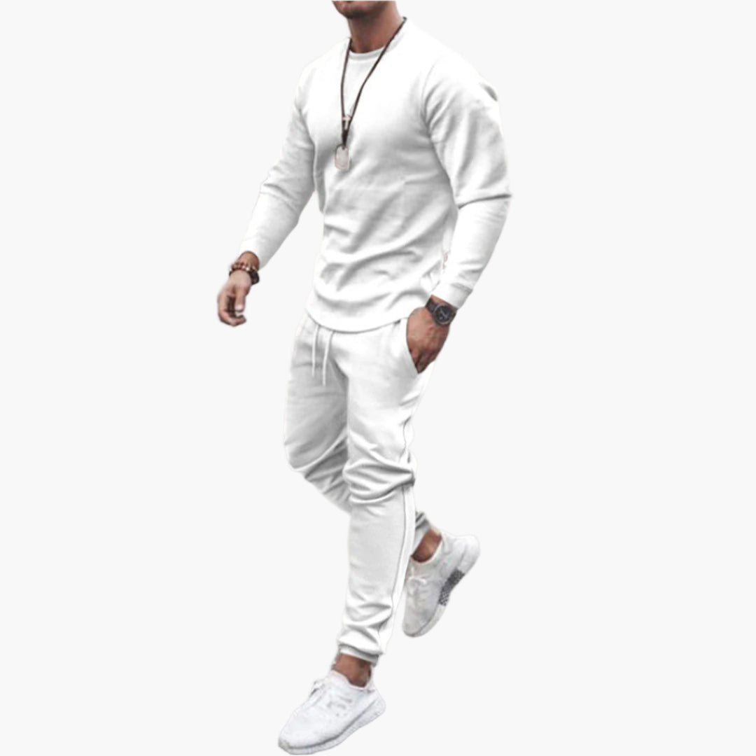 Men's Athletic Tracksuit Set – Modern Fit Casual Loungewear and Workout Outfit