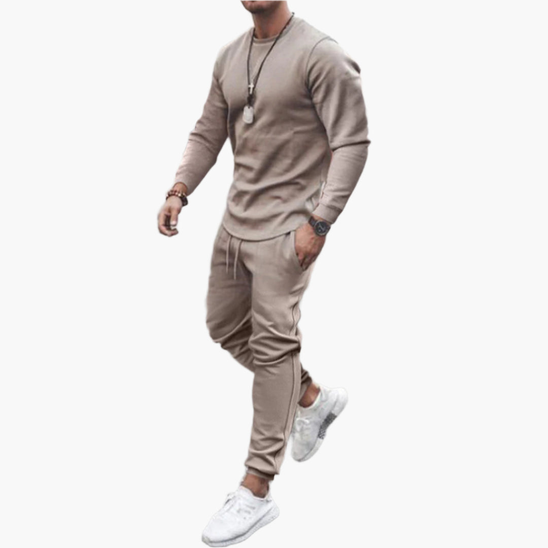Men's Athletic Tracksuit Set – Modern Fit Casual Loungewear and Workout Outfit