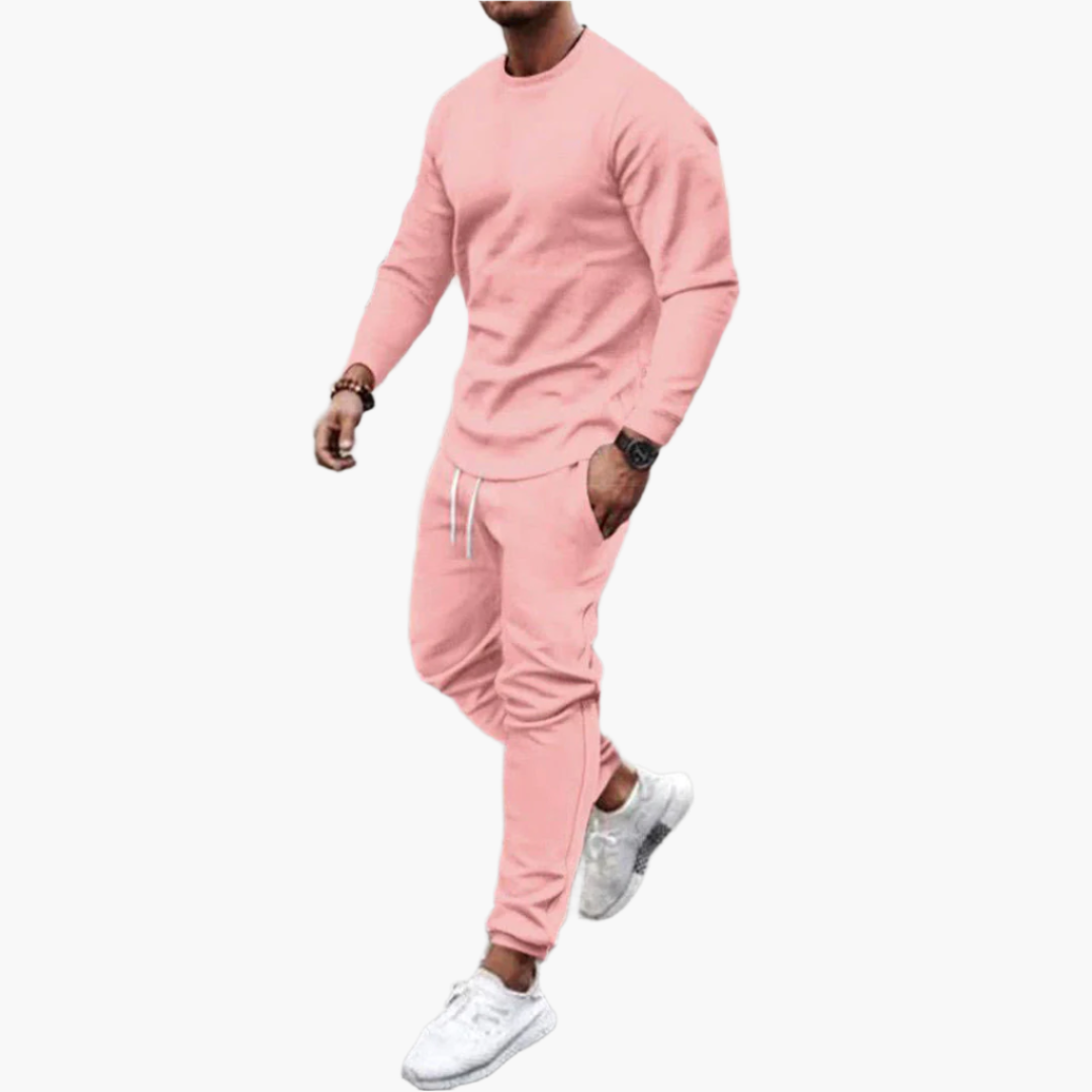 Men's Athletic Tracksuit Set – Modern Fit Casual Loungewear and Workout Outfit