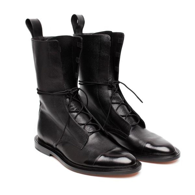 Women's Classic Combat-Inspired Lace-Up Ankle Boots for Everyday Style