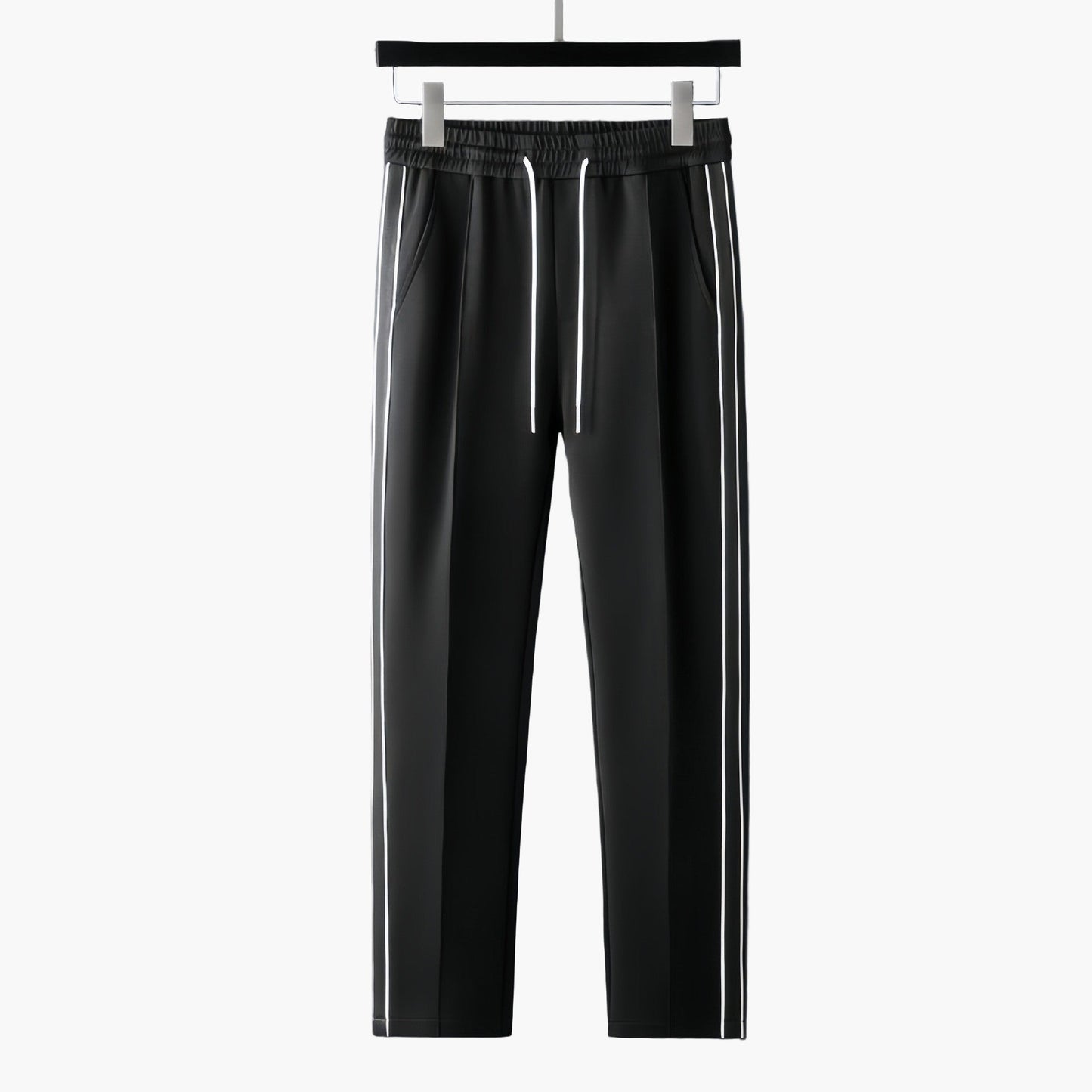 Men's Athletic Track Suit Set with Modern Sporty Stripes - Casual and Activewear