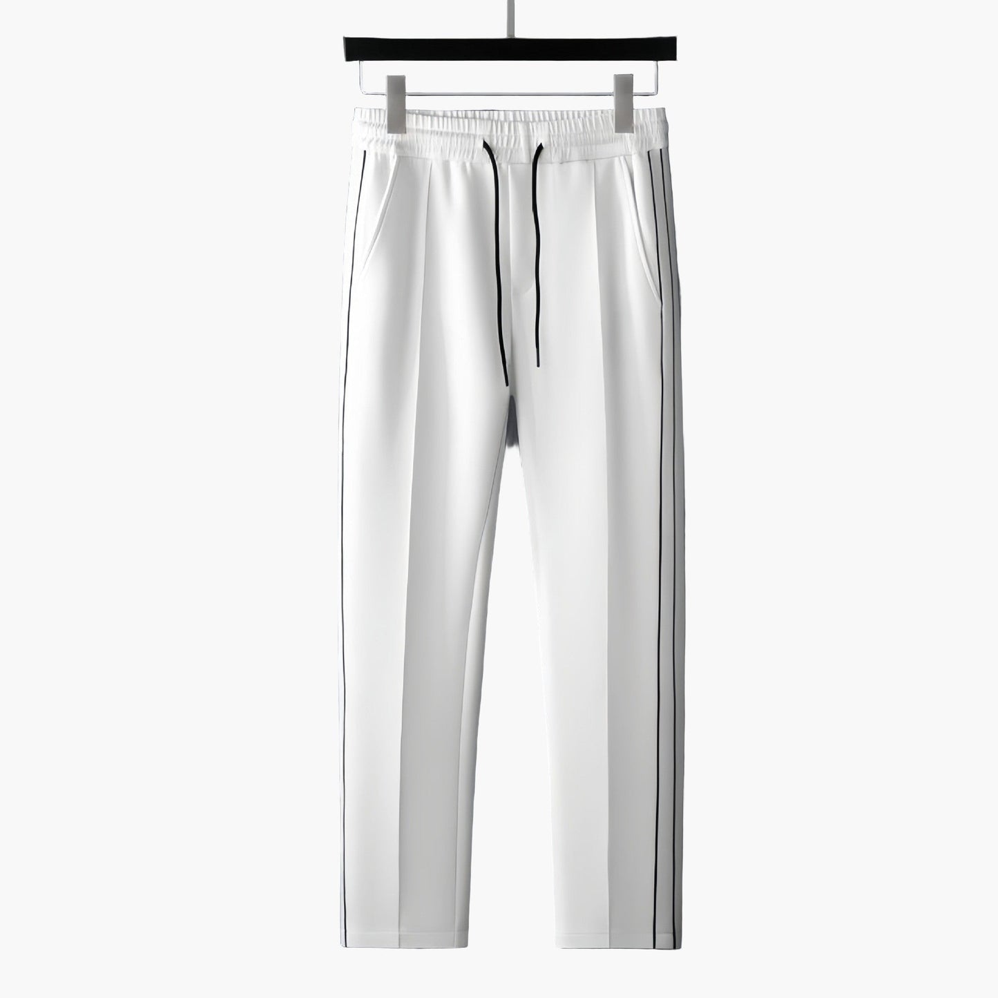 Men's Athletic Track Suit Set with Modern Sporty Stripes - Casual and Activewear