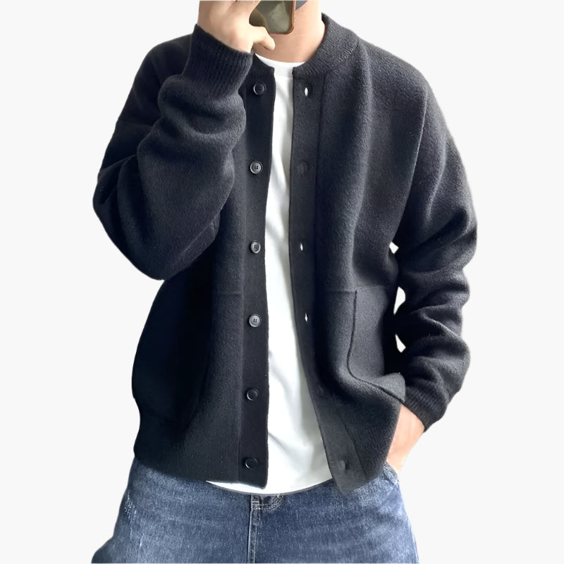 Men's Classic Button Cardigan for Casual and Smart Outfits