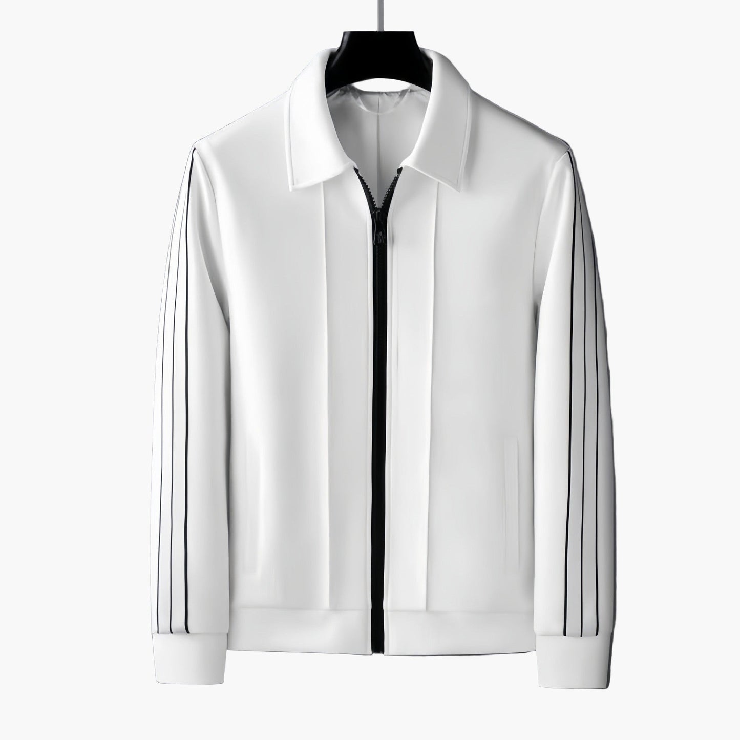 Men's Athletic Track Suit Set with Modern Sporty Stripes - Casual and Activewear