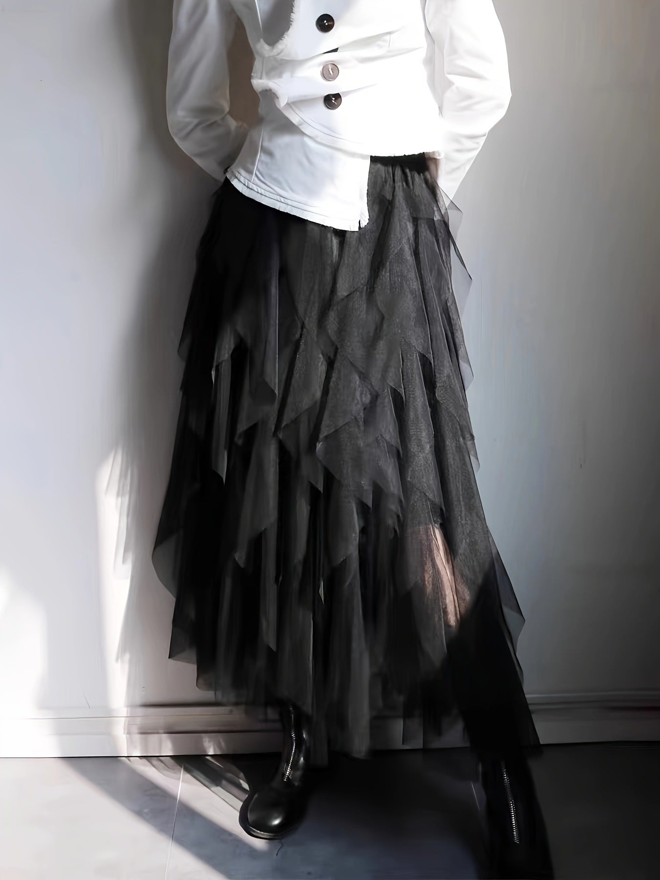 Hayley – Fashionable All-Matching Slimming Mesh Skirt