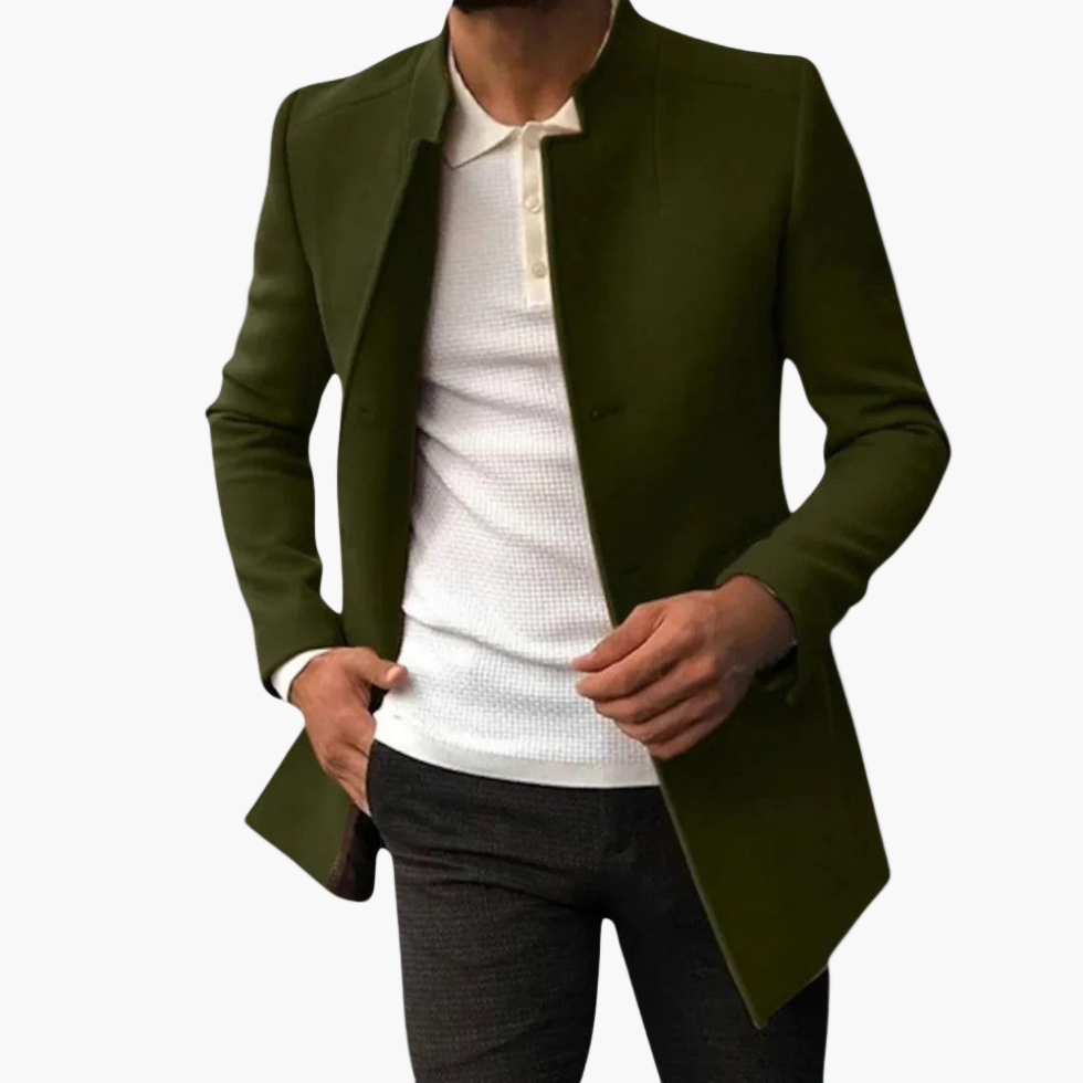 Men's Classic Tailored Spring Jacket – Modern Business & Casual Outerwear