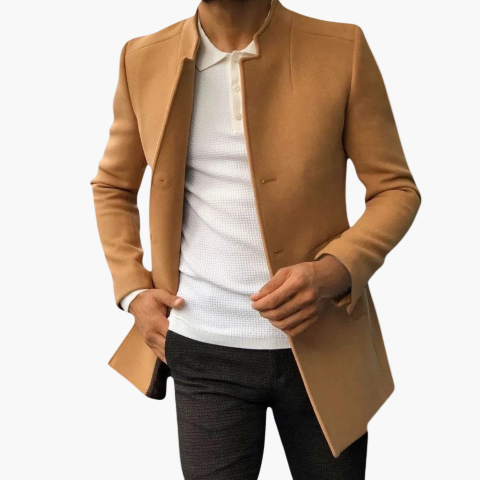 Men's Classic Tailored Spring Jacket – Modern Business & Casual Outerwear