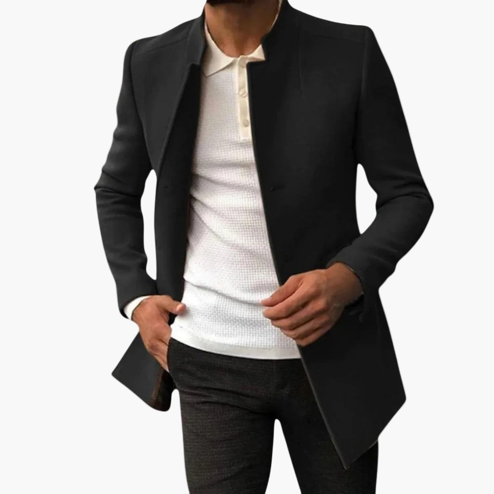 Men's Classic Tailored Spring Jacket – Modern Business & Casual Outerwear