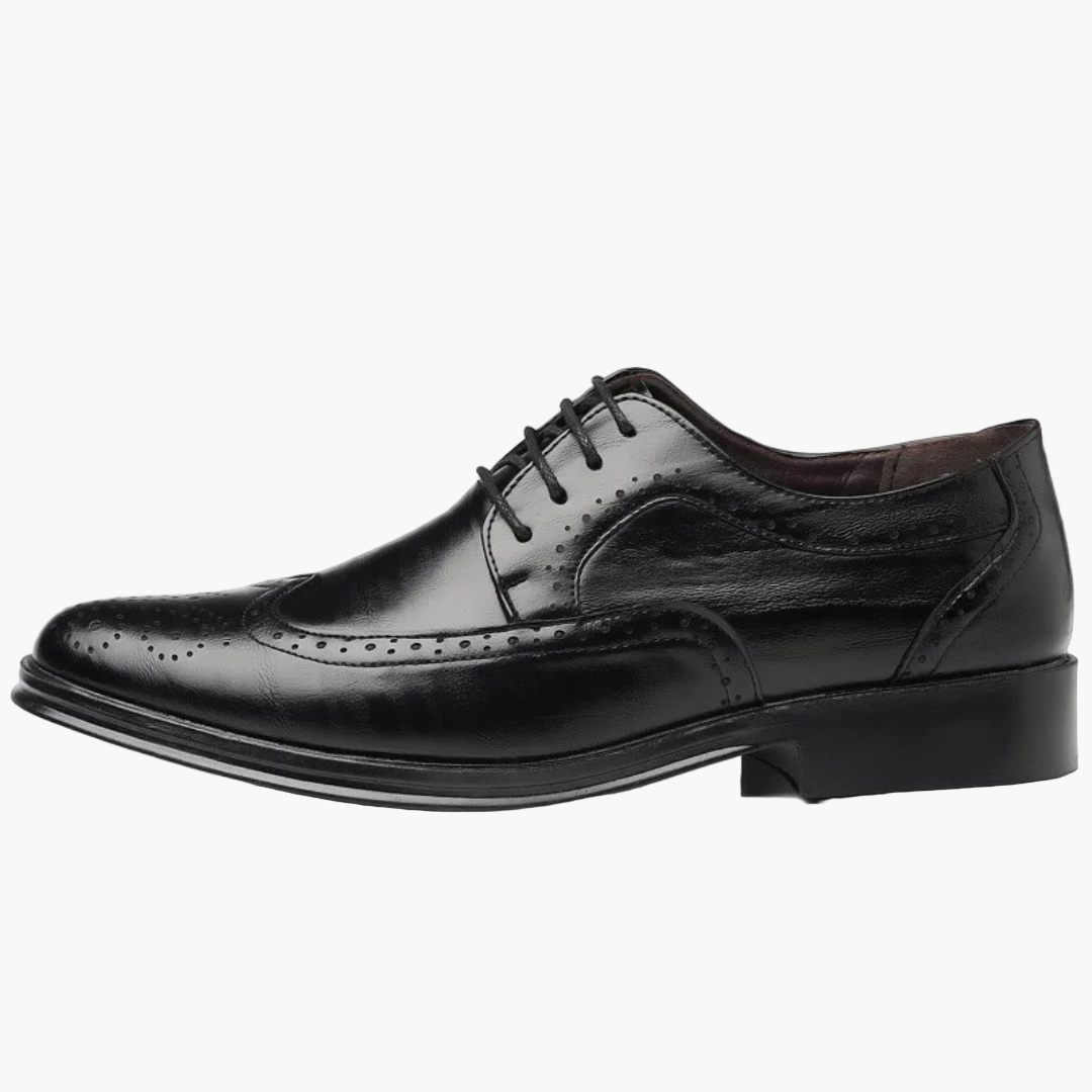 Men's Formal Oxford Brogue Dress Shoes Classic Business Style