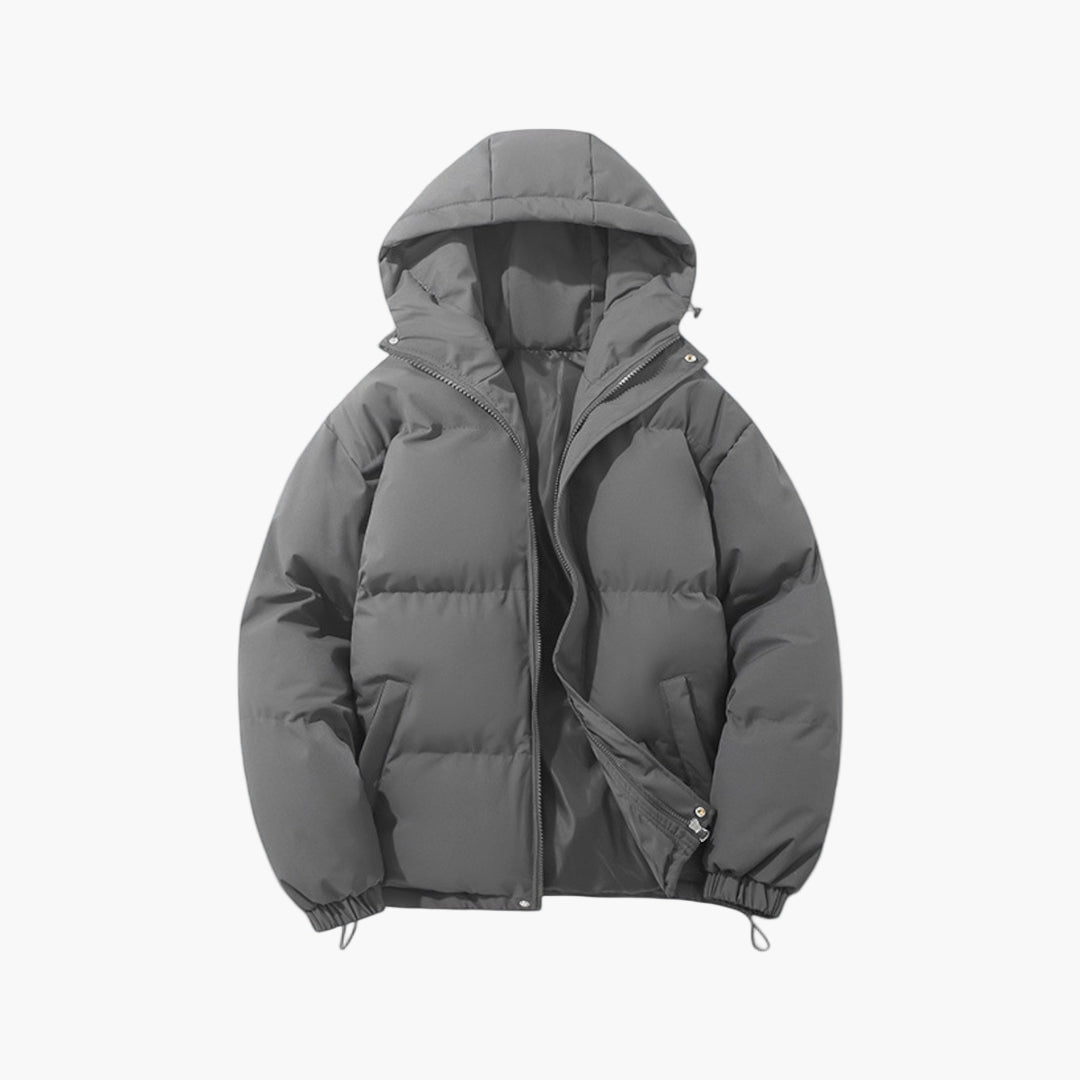 Men's Winter Parka Jacket Warm Hooded Puffer Coat for Cold Weather