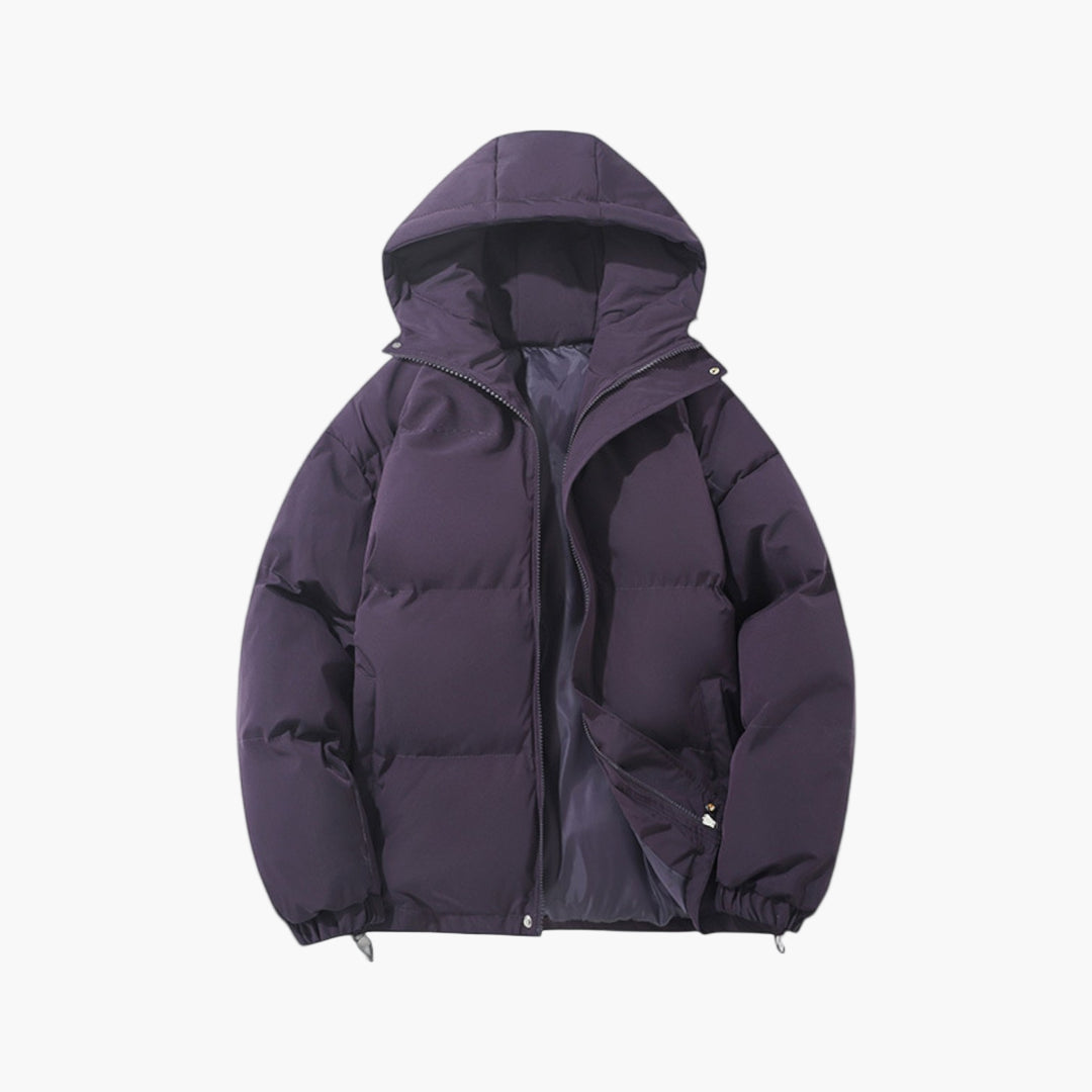 Men's Winter Parka Jacket Warm Hooded Puffer Coat for Cold Weather