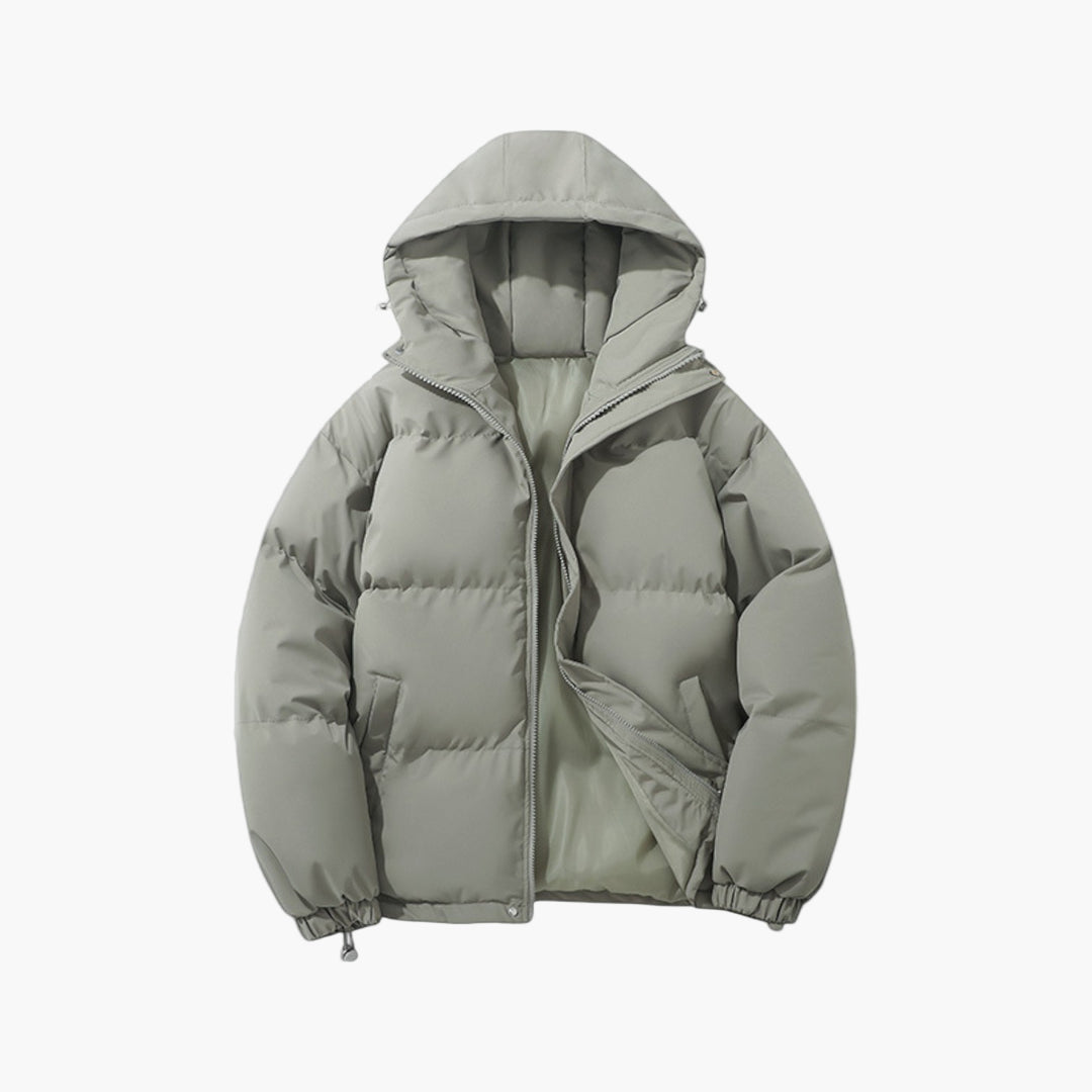 Men's Winter Parka Jacket Warm Hooded Puffer Coat for Cold Weather