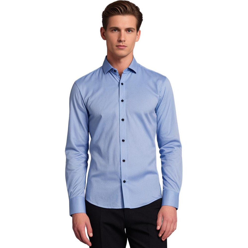 Men's Classic Stretch Dress Shirt – Modern Fit, Business & Casual Style