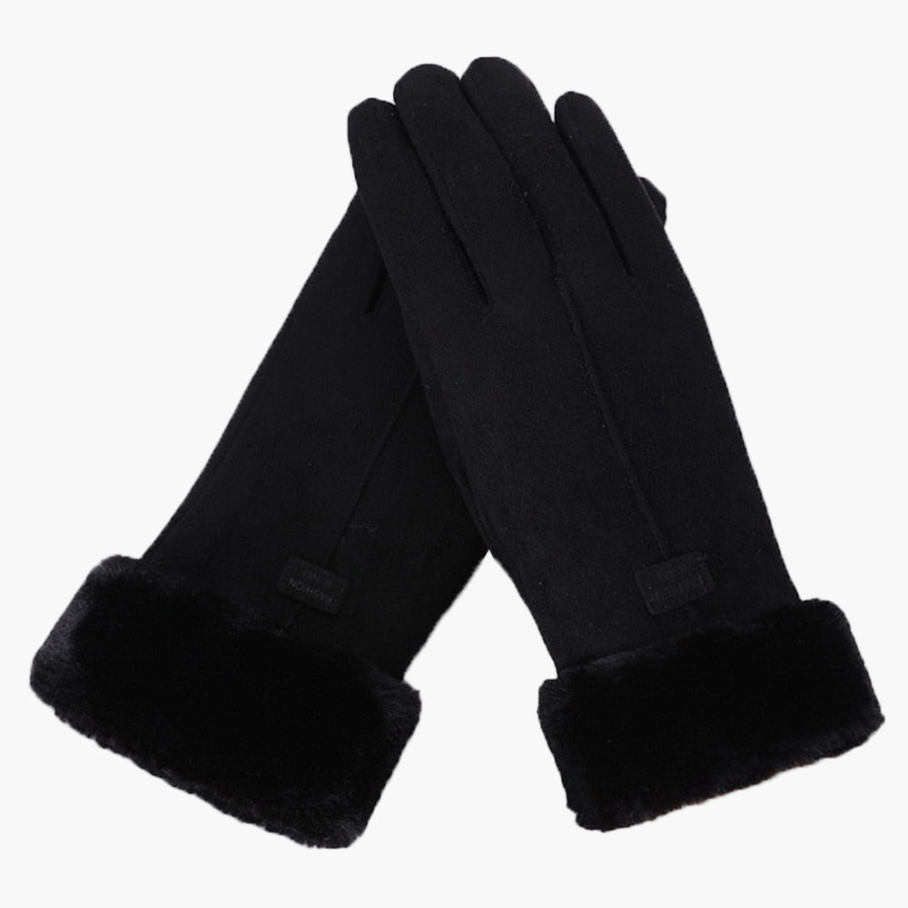 Women's Winter Touchscreen Warm Fluffy Gloves – Waterproof, Stylish & Practical