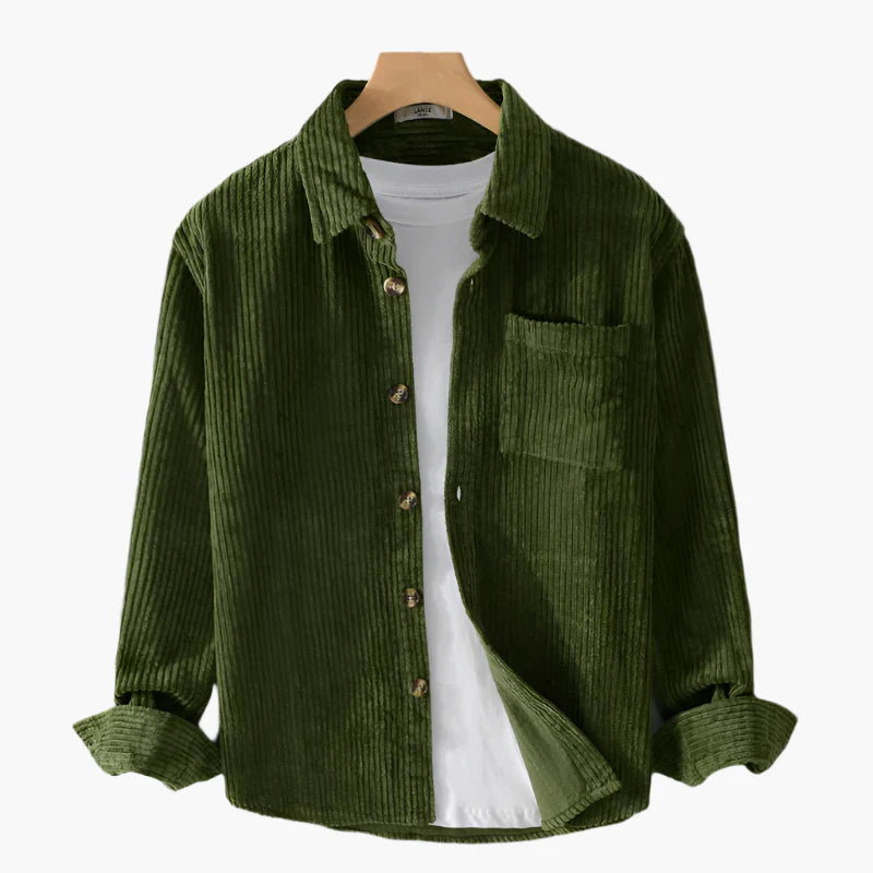 Men's Casual Corduroy Shirt – Relaxed Fit, Everyday Style, Versatile Layer