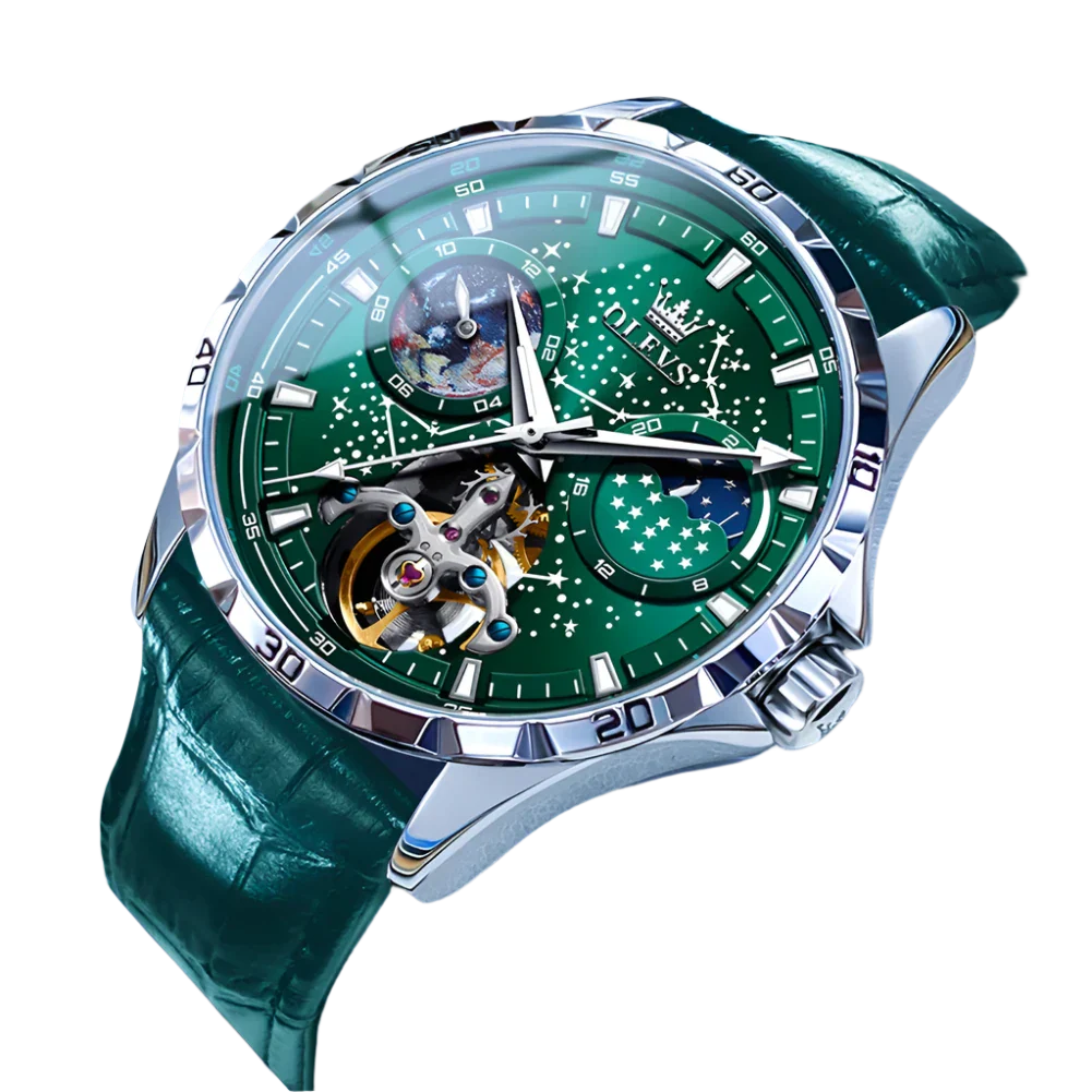 Steven – Automatic Waterproof Moon Phase Watch