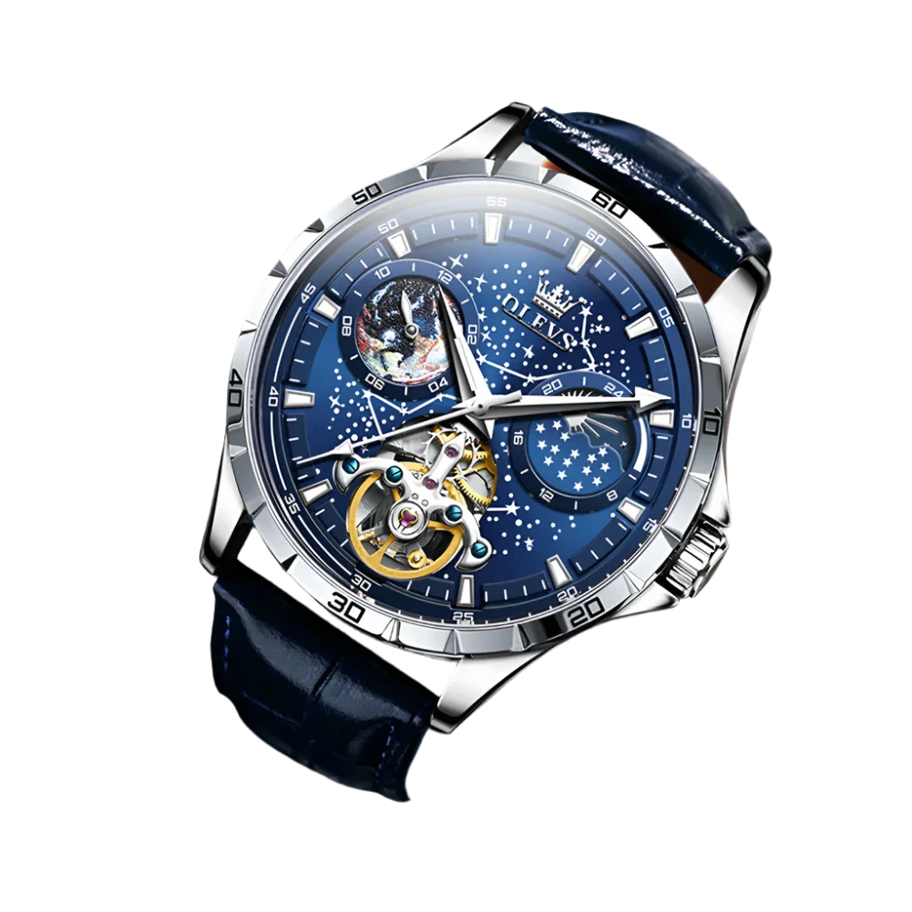 Steven – Automatic Waterproof Moon Phase Watch