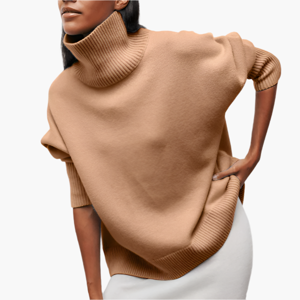 Women's Elegant Full Sleeve Turtleneck Sweater – Sophisticated Everyday Style