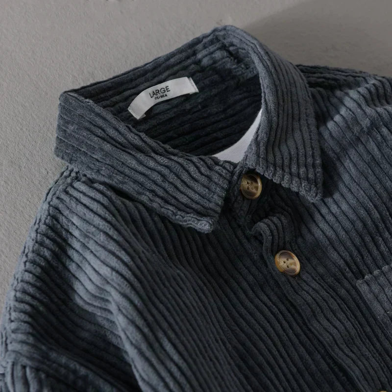 Men's Casual Corduroy Shirt – Relaxed Fit, Everyday Style, Versatile Layer