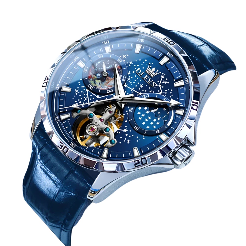 Steven – Automatic Waterproof Moon Phase Watch
