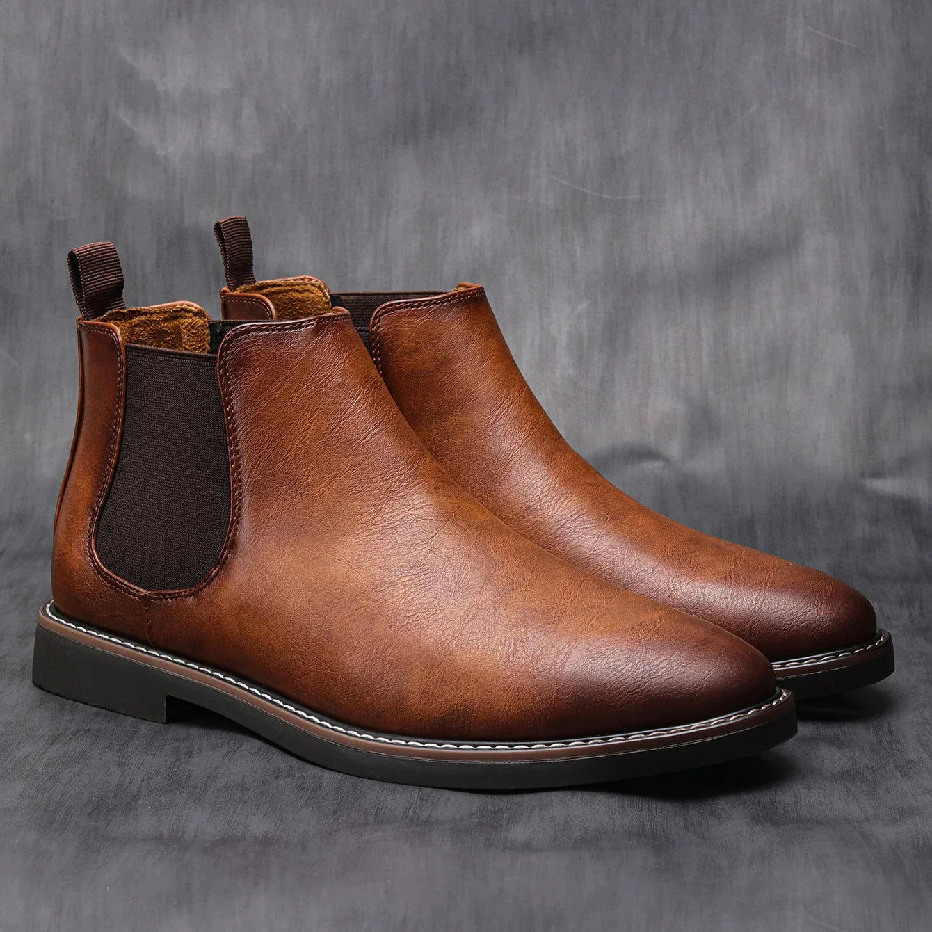 Men's Classic Chelsea Ankle Boots for Versatile Everyday and Formal Wear