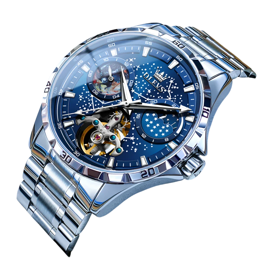 Steven – Automatic Waterproof Moon Phase Watch