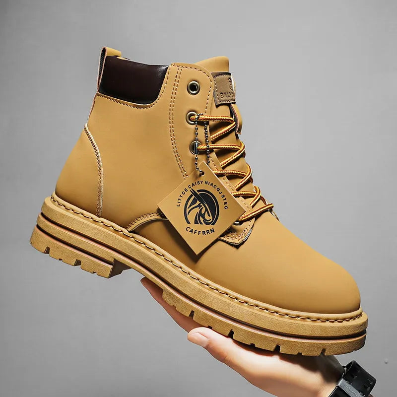 Men's Outdoor Rugged Fashion Ankle Boots for Adventure and Work