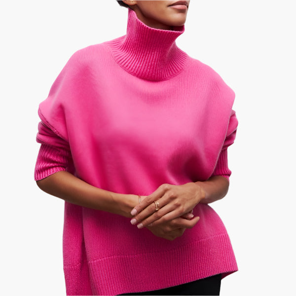 Women's Elegant Full Sleeve Turtleneck Sweater – Sophisticated Everyday Style