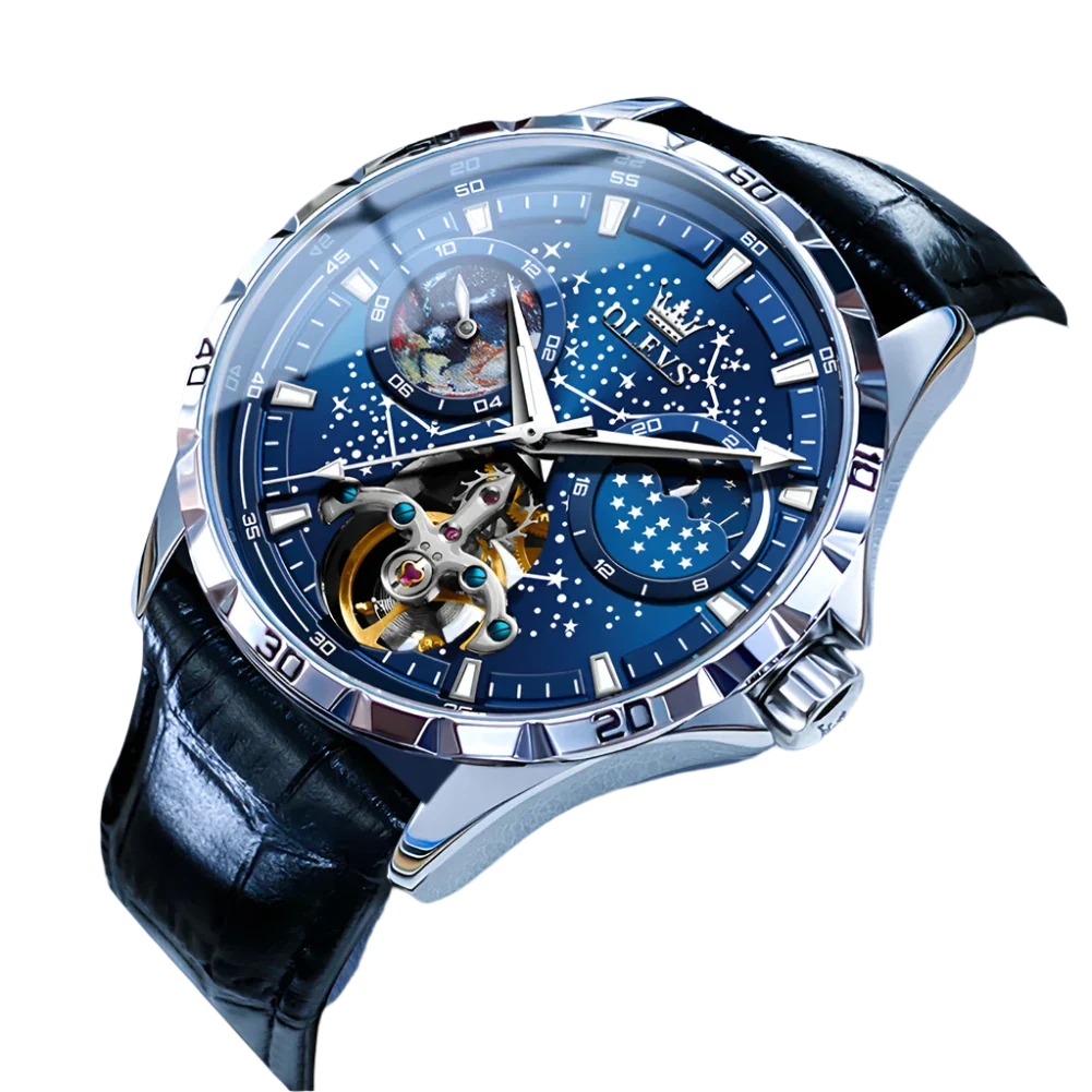 Steven – Automatic Waterproof Moon Phase Watch