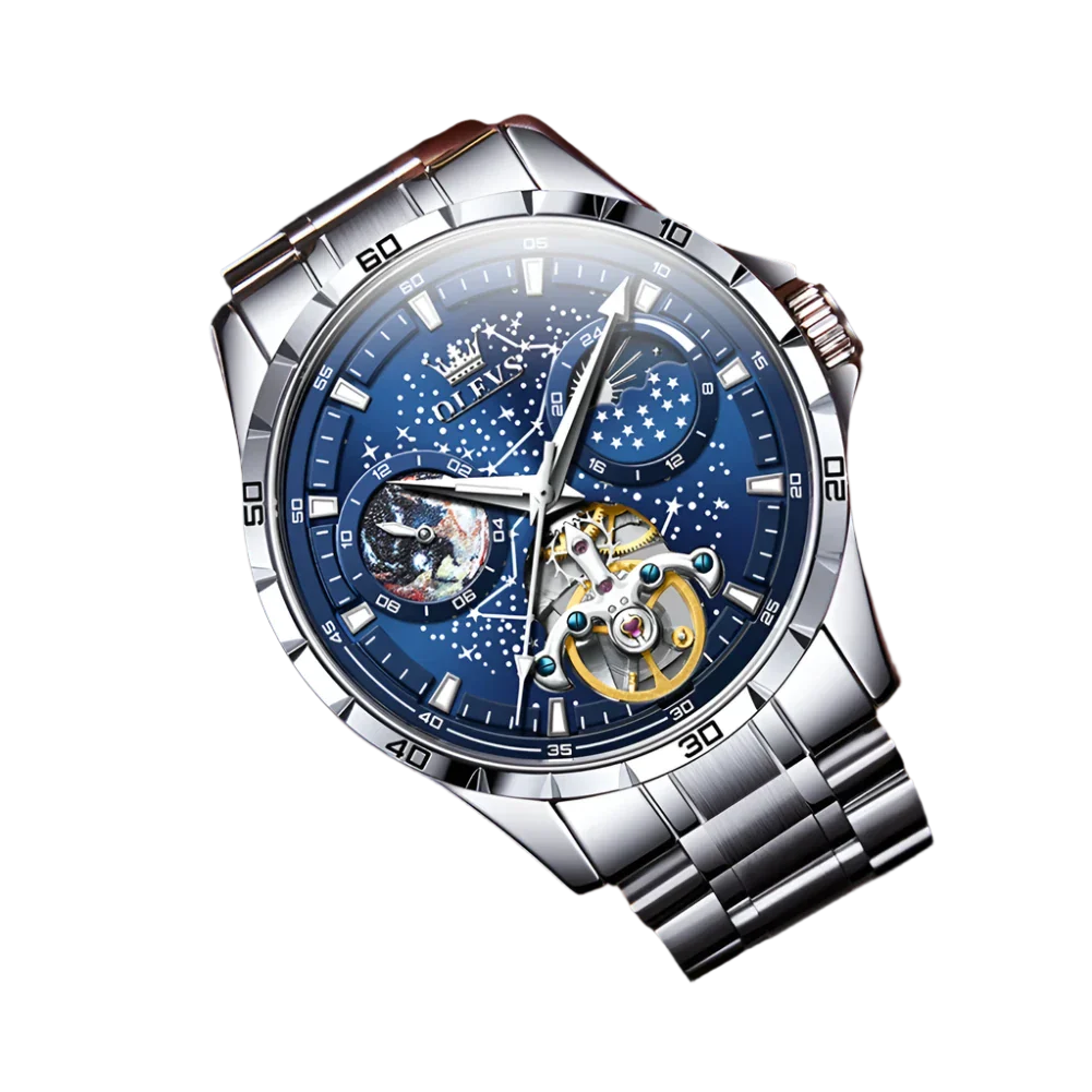 Steven – Automatic Waterproof Moon Phase Watch