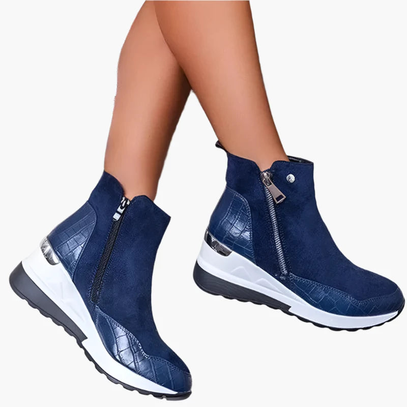 Women's Orthopaedic Winter Wedge Ankle Boots for Comfort and Everyday Style