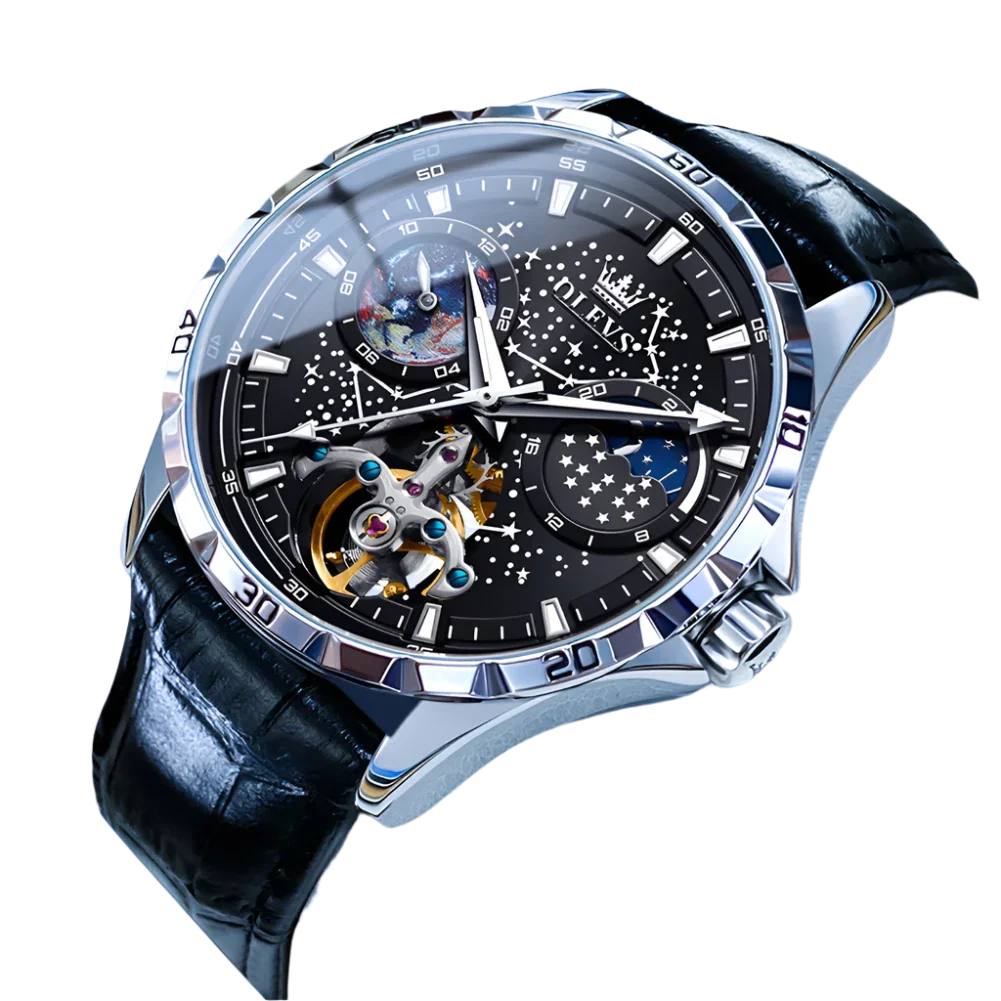 Steven – Automatic Waterproof Moon Phase Watch