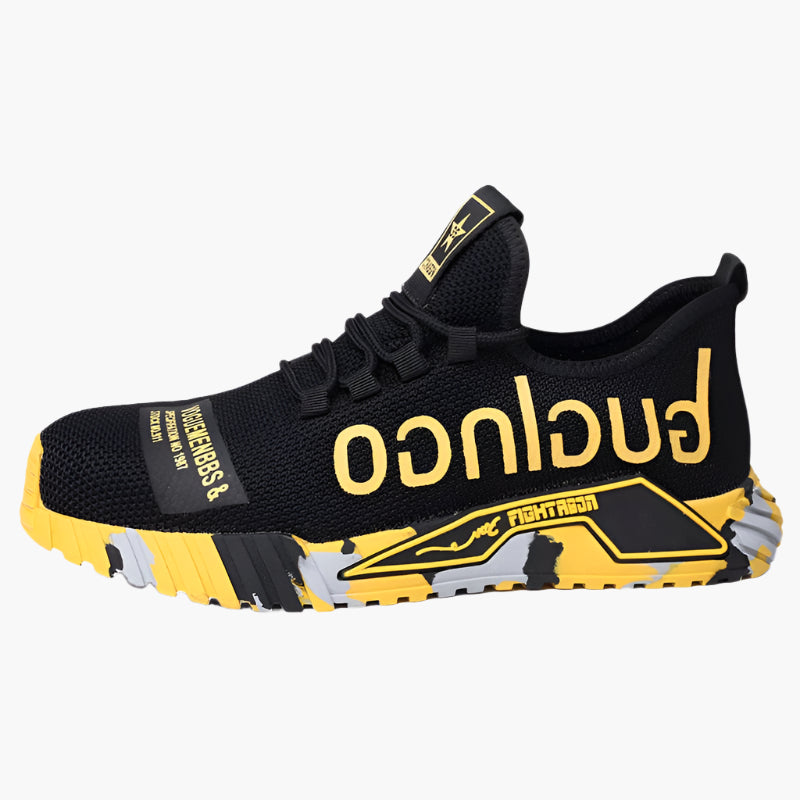 Men's Lightweight Safety Work Sneakers with Steel Toe – Athletic Comfort & Slip-Resistant Protection