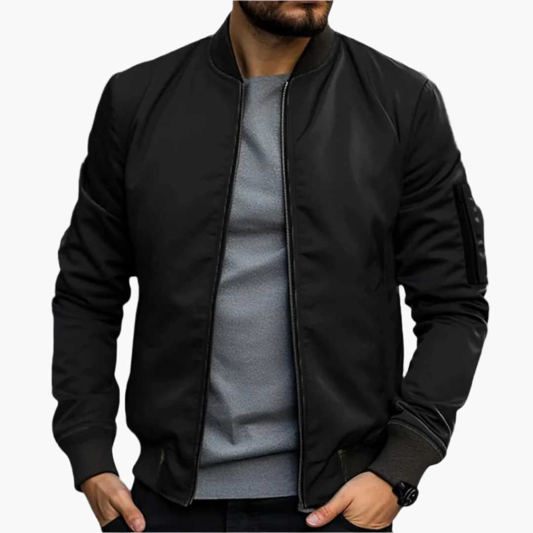 Men's Transitional Bomber Jacket – Lightweight Casual Style for Everyday Wear