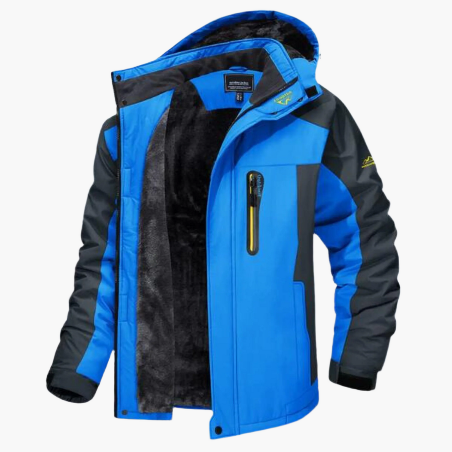 Men's Outdoor Winter Jacket Warm Insulated Hooded Parka for Cold Weather