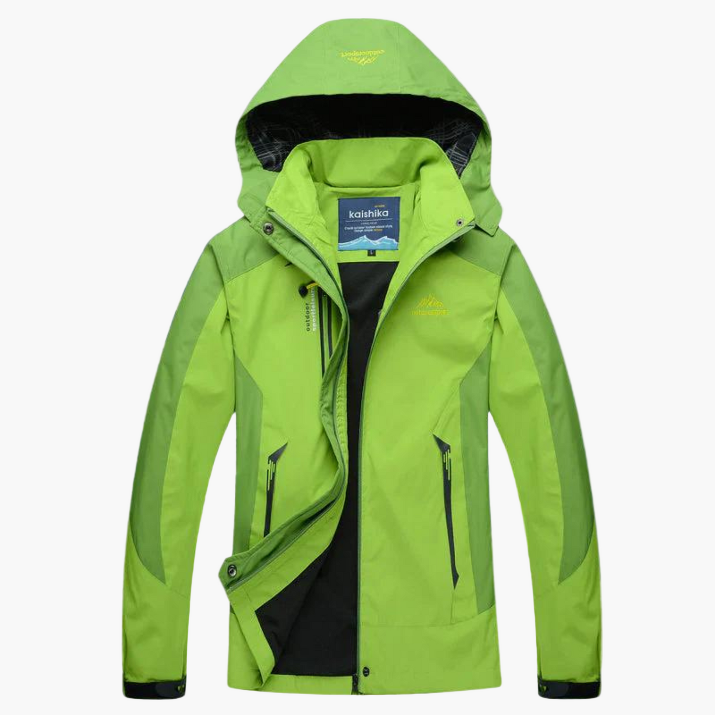 Women's Outdoor Waterproof Windbreaker Hiking Jacket – Lightweight Hooded Shell for Outdoor Activities