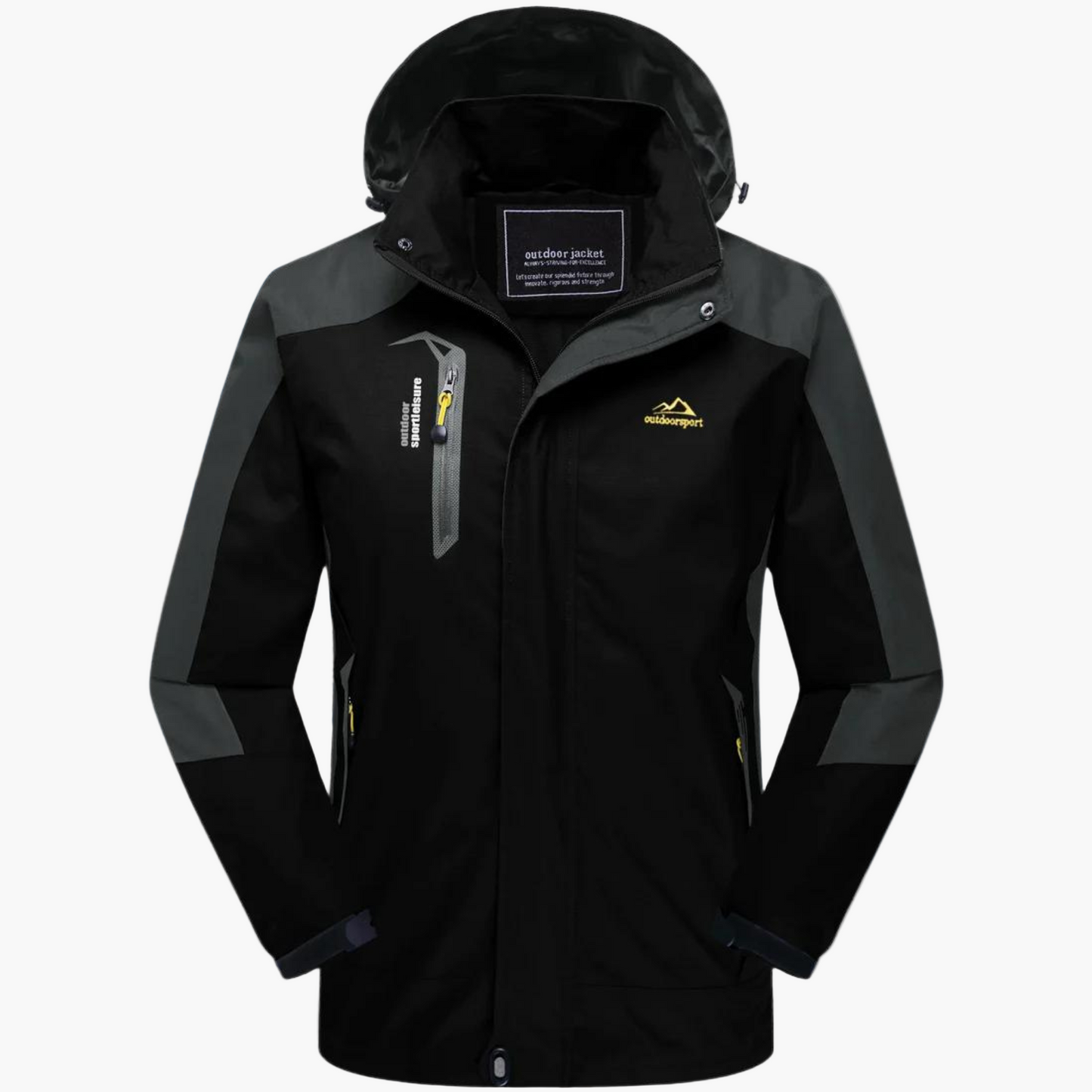 Women's Outdoor Waterproof Windbreaker Hiking Jacket – Lightweight Hooded Shell for Outdoor Activities