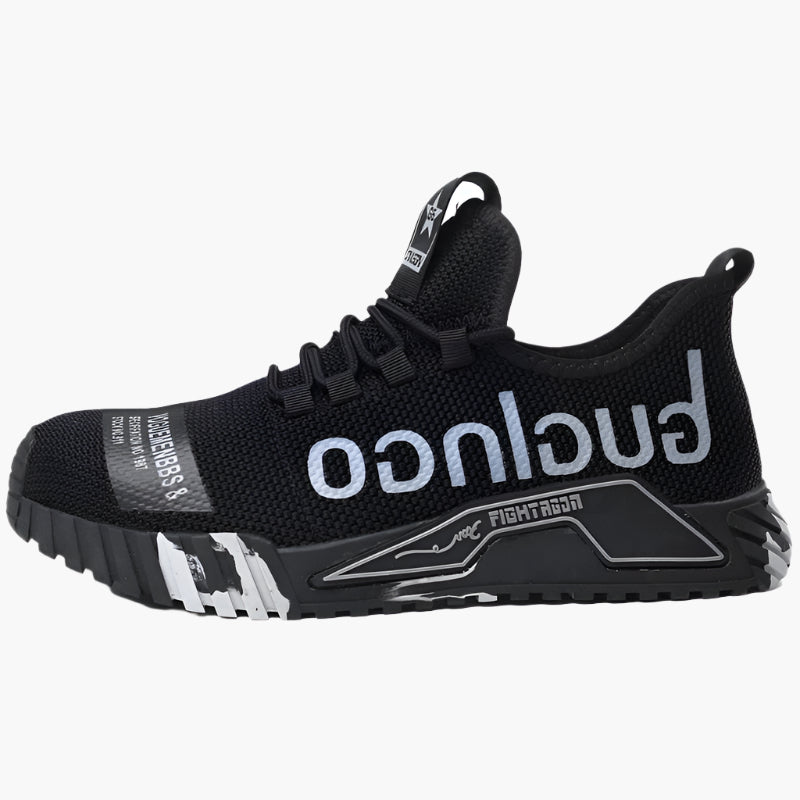 Men's Lightweight Safety Work Sneakers with Steel Toe – Athletic Comfort & Slip-Resistant Protection