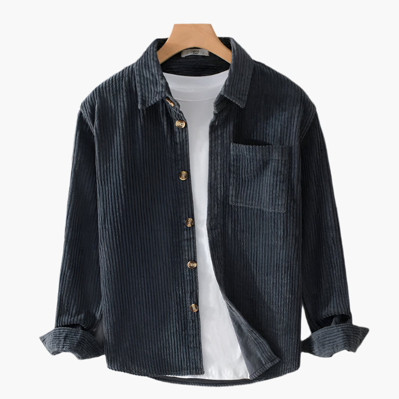 Men's Casual Corduroy Shirt – Relaxed Fit, Everyday Style, Versatile Layer