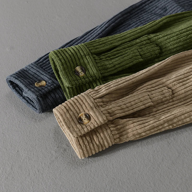 Men's Casual Corduroy Shirt – Relaxed Fit, Everyday Style, Versatile Layer