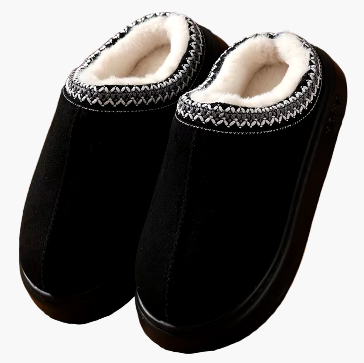 Men's Cozy Indoor Outdoor House Slippers Slip-On Warm Plush Lined
