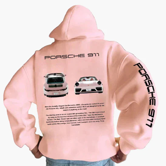 Men's Porsche 911 GT3 RS Graphic Racing Hoodie – Unisex Sportswear Pullover