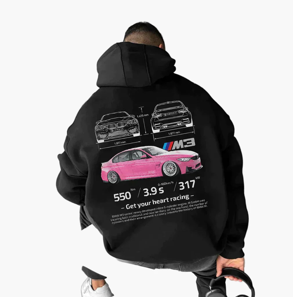 Men's Porsche 911 GT3 RS Graphic Racing Hoodie – Unisex Sportswear Pullover