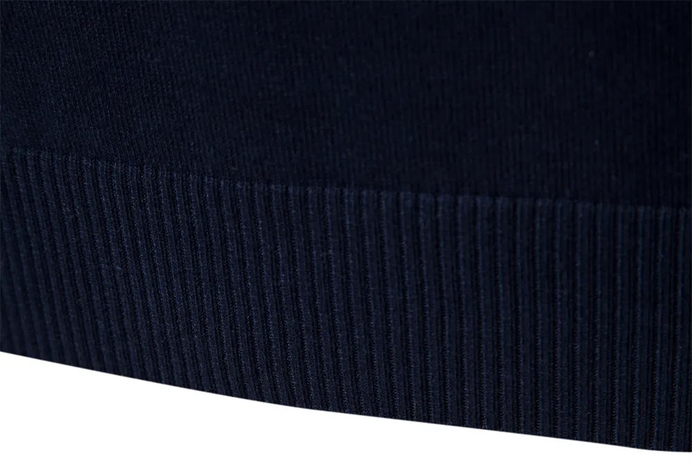 Men's Striped Quarter-Zip Sweater Classic Style for Everyday Wear